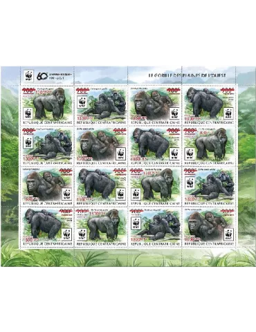 n° 7846/7849  - Timbre CENTRAFRIQUE Poste