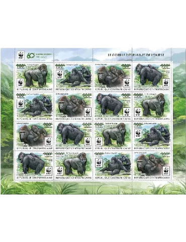 n° 7850/7853  - Timbre CENTRAFRIQUE Poste