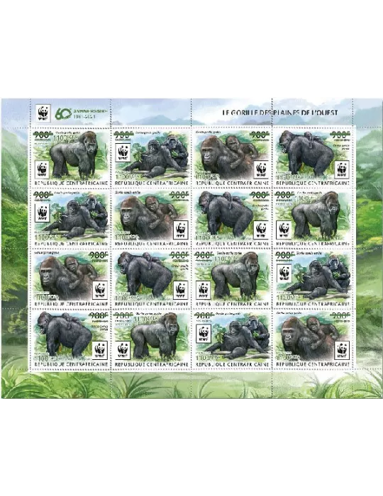 n° 7850/7853  - Timbre CENTRAFRIQUE Poste