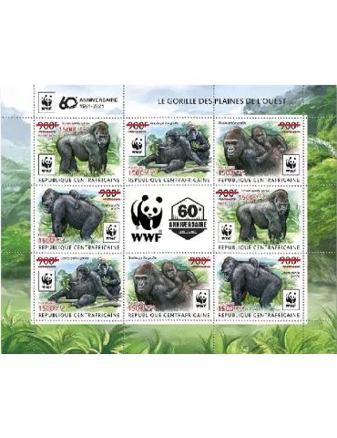 n° 7854/7857  - Timbre CENTRAFRIQUE Poste