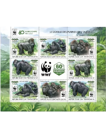 n° 7858/7861  - Timbre CENTRAFRIQUE Poste