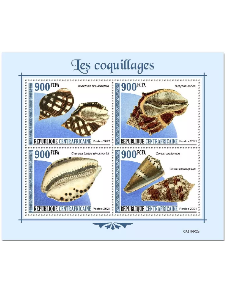 n° 7875/7878  - Timbre CENTRAFRIQUE Poste