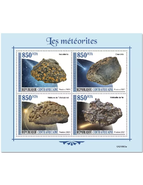 n° 7879/7882  - Timbre CENTRAFRIQUE Poste