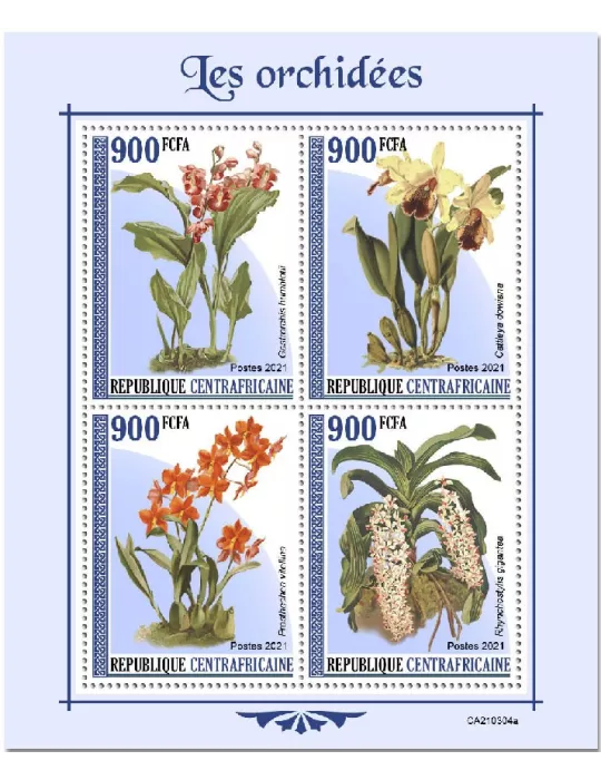 n° 7883/7886  - Timbre CENTRAFRIQUE Poste