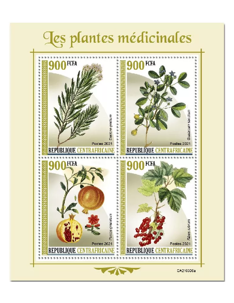n° 7891/7894  - Timbre CENTRAFRIQUE Poste