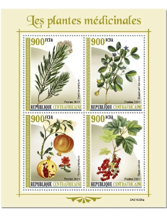 n° 7891/7894  - Timbre CENTRAFRIQUE Poste