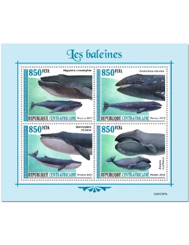n° 7895/7898  - Timbre CENTRAFRIQUE Poste