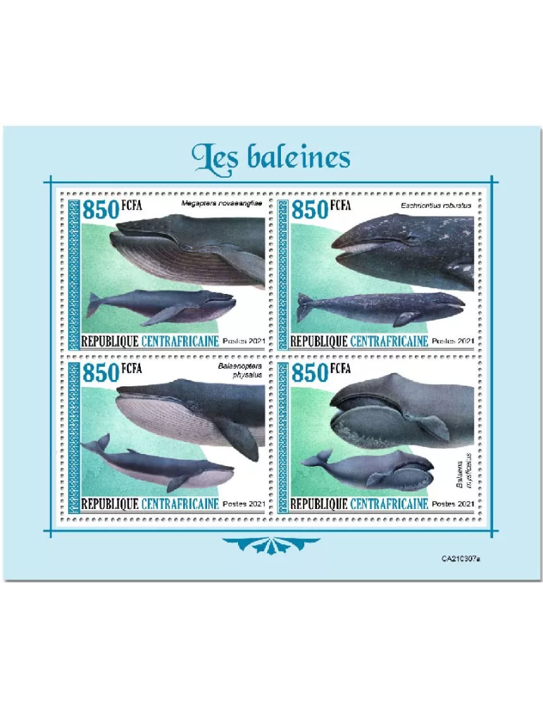 n° 7895/7898  - Timbre CENTRAFRIQUE Poste