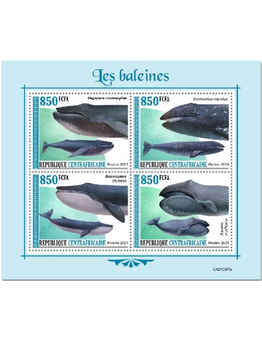 n° 7895/7898  - Timbre CENTRAFRIQUE Poste