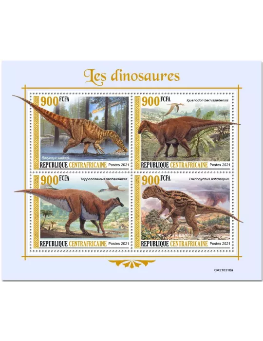 n° 7907/7910  - Timbre CENTRAFRIQUE Poste