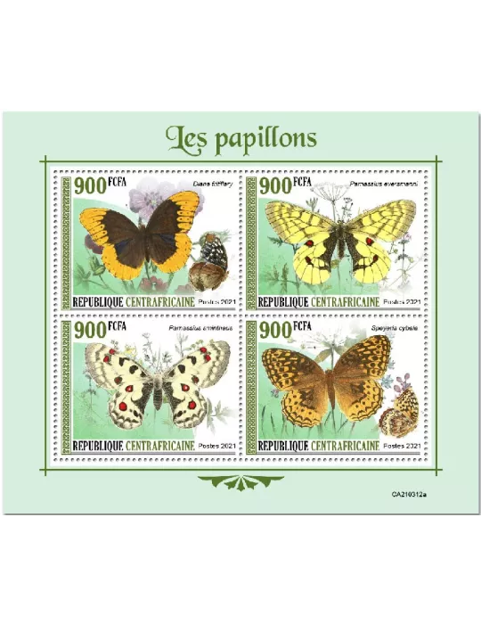 n° 7915/7918  - Timbre CENTRAFRIQUE Poste