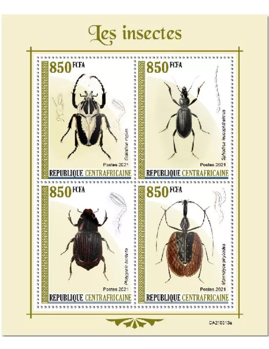 n° 7919/7922  - Timbre CENTRAFRIQUE Poste