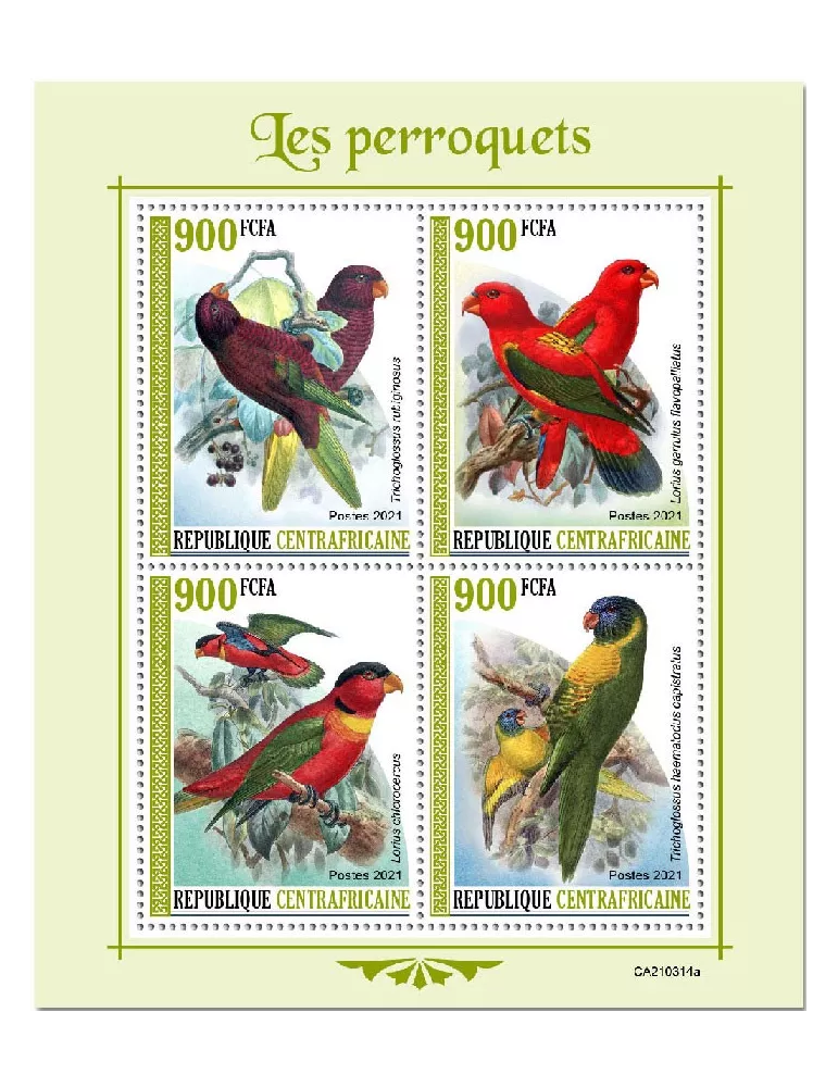 n° 7923/7926  - Timbre CENTRAFRIQUE Poste