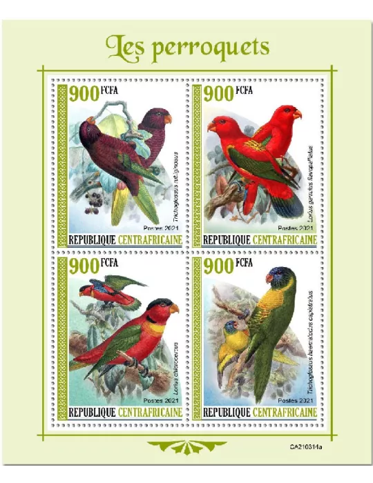 n° 7923/7926  - Timbre CENTRAFRIQUE Poste