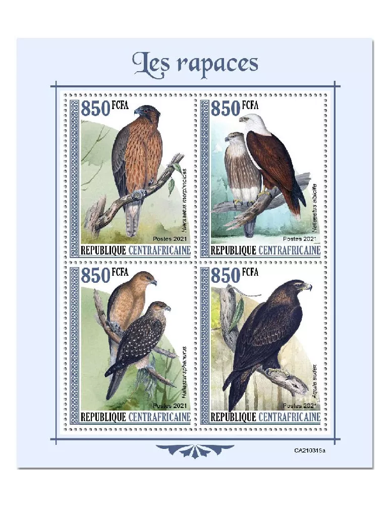 n° 7927/7930  - Timbre CENTRAFRIQUE Poste