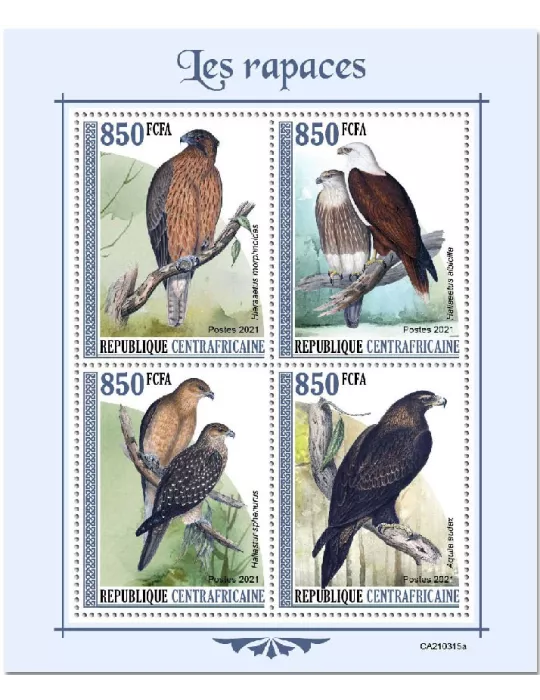 n° 7927/7930  - Timbre CENTRAFRIQUE Poste