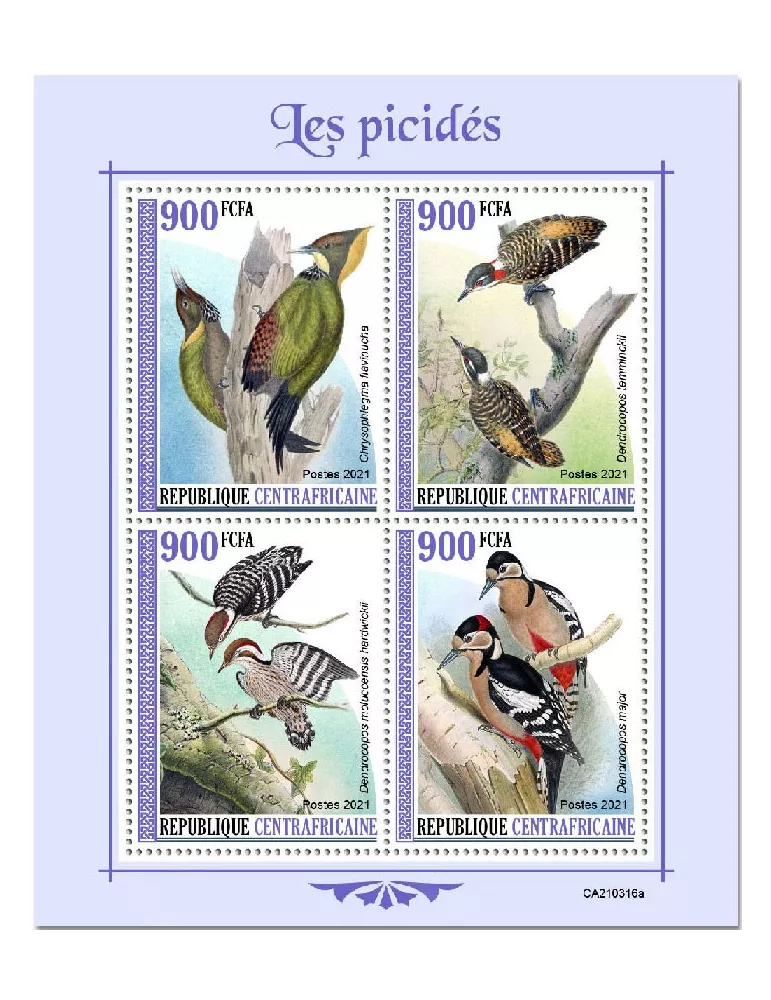 n° 7931/7934  - Timbre CENTRAFRIQUE Poste