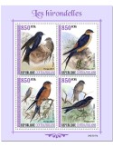 n° 7935/7938  - Timbre CENTRAFRIQUE Poste