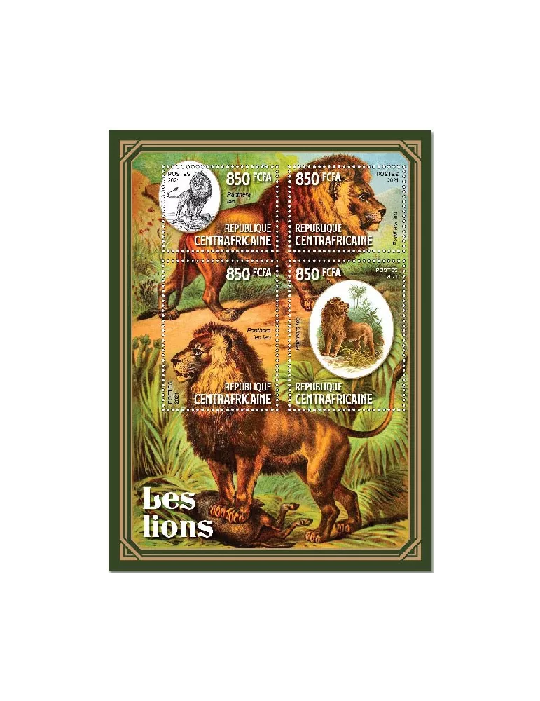n° 7943/7946  - Timbre CENTRAFRIQUE Poste