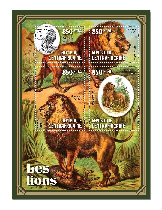 n° 7943/7946  - Timbre CENTRAFRIQUE Poste