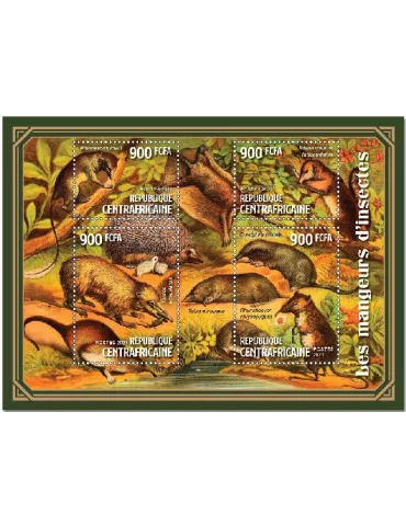 n° 7947/7950  - Timbre CENTRAFRIQUE Poste
