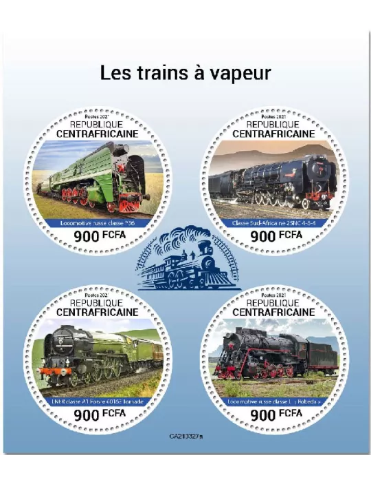 n° 7963/7966  - Timbre CENTRAFRIQUE Poste