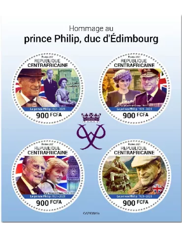 n° 7979/7982  - Timbre CENTRAFRIQUE Poste
