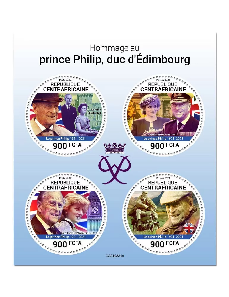 n° 7979/7982  - Timbre CENTRAFRIQUE Poste