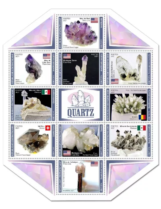 n° 8019/8028  - Timbre CENTRAFRIQUE Poste