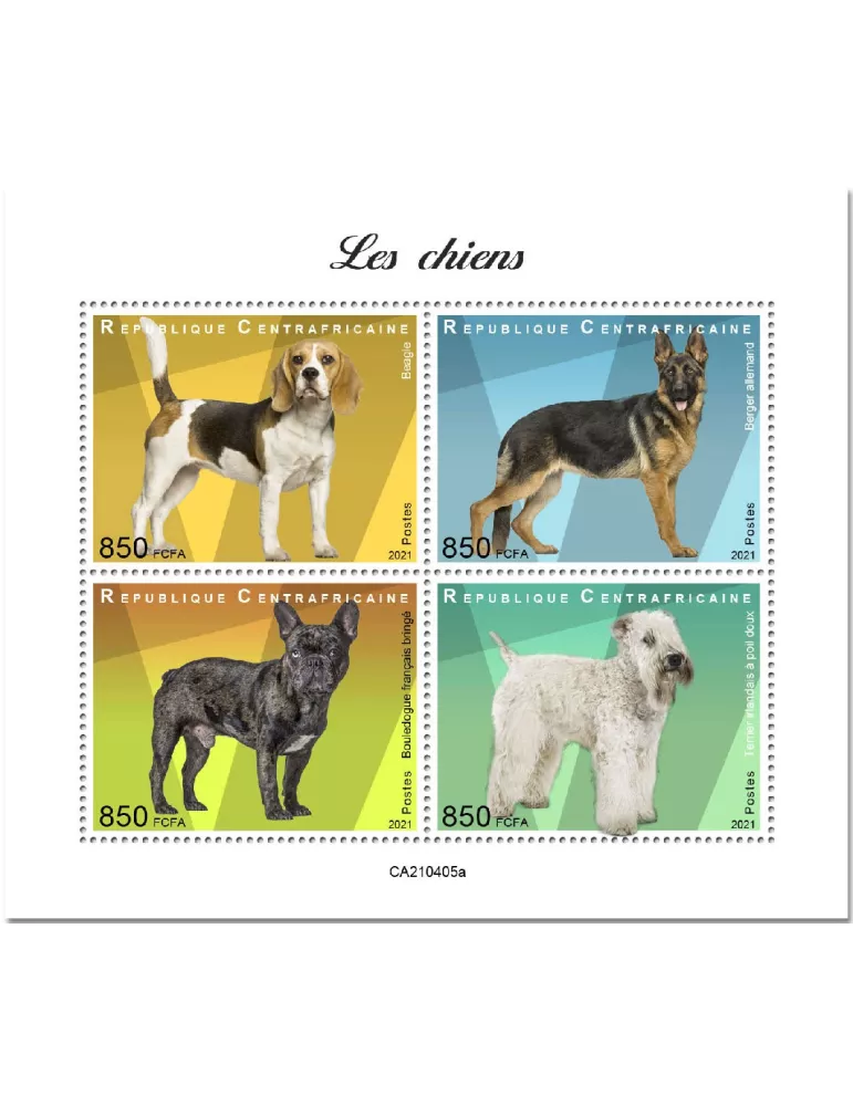 n° 8041/8044  - Timbre CENTRAFRIQUE Poste
