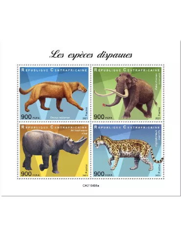 n° 8045/8048  - Timbre CENTRAFRIQUE Poste