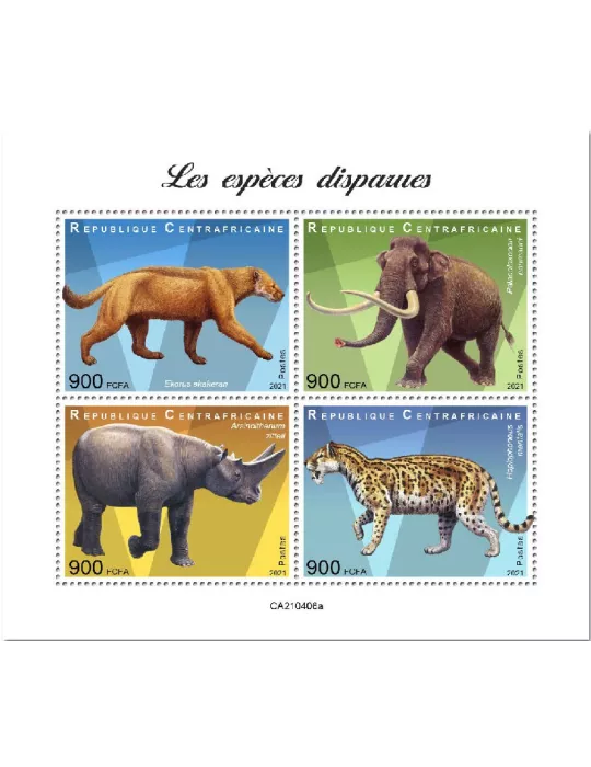 n° 8045/8048  - Timbre CENTRAFRIQUE Poste