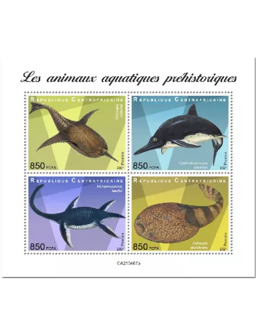 n° 8049/8052  - Timbre CENTRAFRIQUE Poste