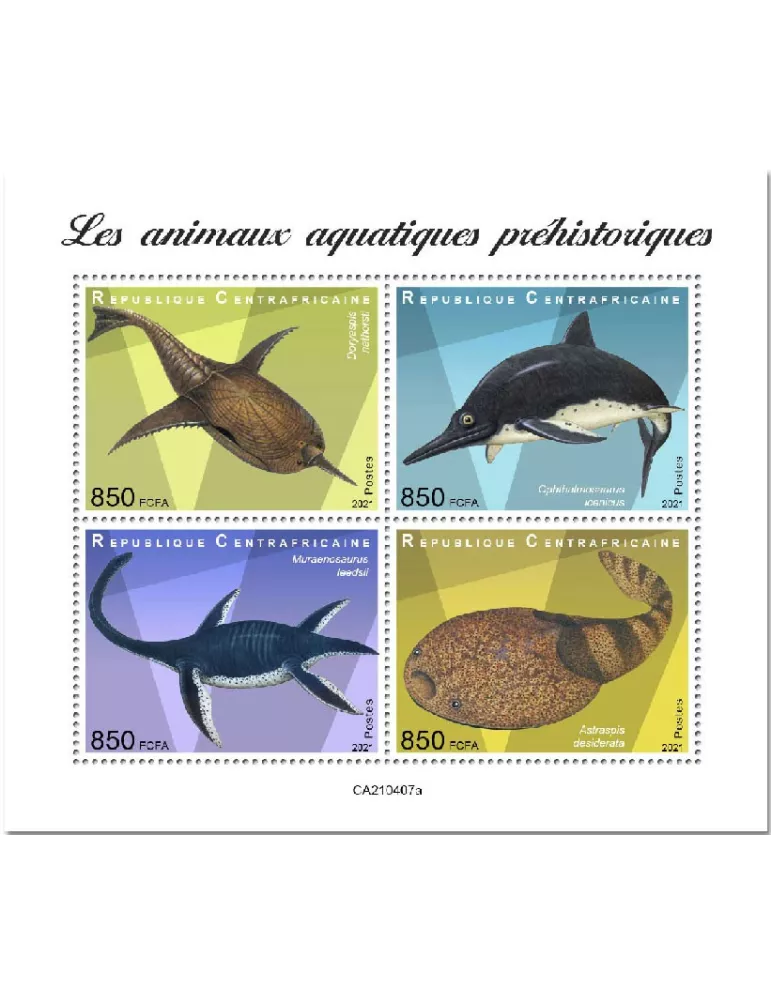 n° 8049/8052  - Timbre CENTRAFRIQUE Poste
