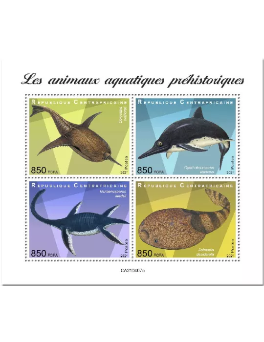 n° 8049/8052  - Timbre CENTRAFRIQUE Poste