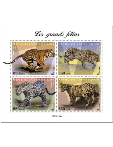 n° 8057/8060  - Timbre CENTRAFRIQUE Poste