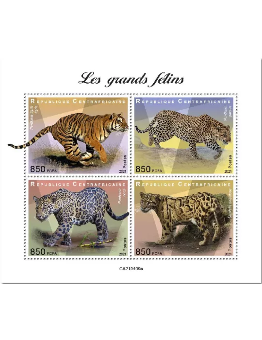 n° 8057/8060  - Timbre CENTRAFRIQUE Poste