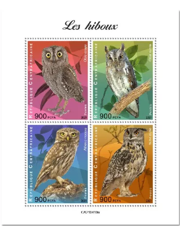 n° 8061/8064  - Timbre CENTRAFRIQUE Poste