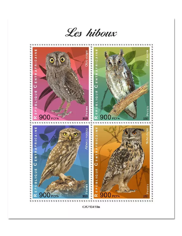 n° 8061/8064  - Timbre CENTRAFRIQUE Poste
