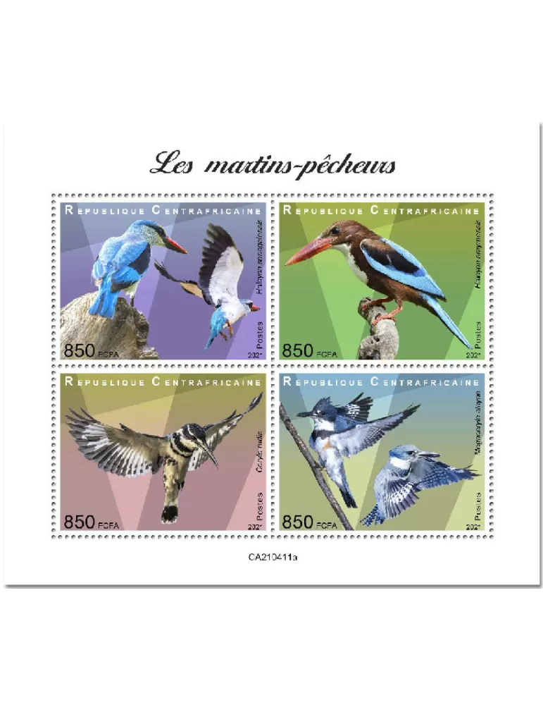 n° 8065/8068  - Timbre CENTRAFRIQUE Poste
