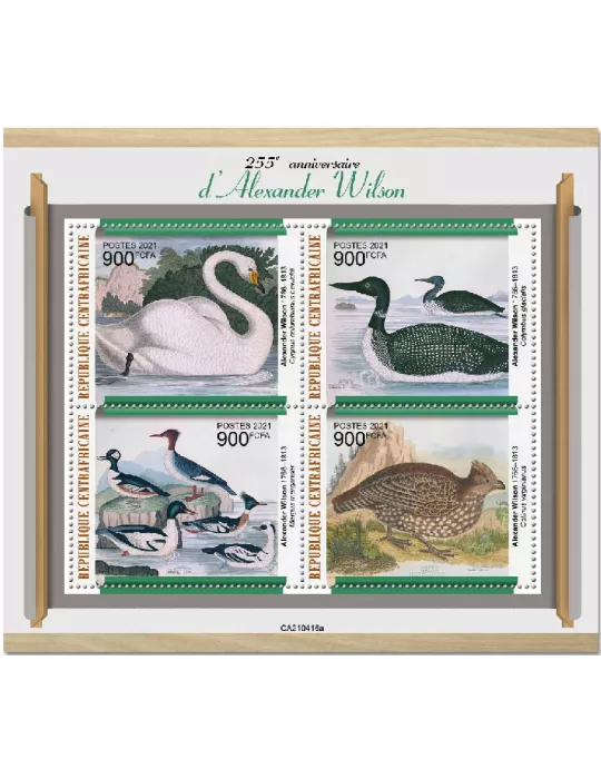 n° 8085/8088  - Timbre CENTRAFRIQUE Poste