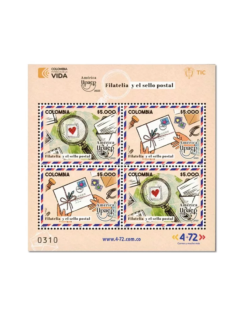 n° n° 2688(x2)/2689(x2) - Timbre COLOMBIE Poste