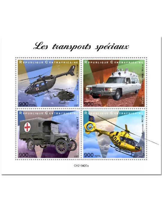 n° 8101/8104  - Timbre CENTRAFRIQUE Poste