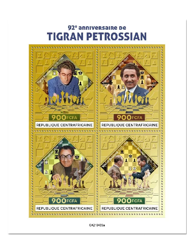 n° 8174/8177  - Timbre CENTRAFRIQUE Poste