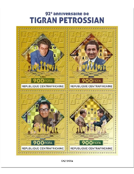n° 8174/8177  - Timbre CENTRAFRIQUE Poste