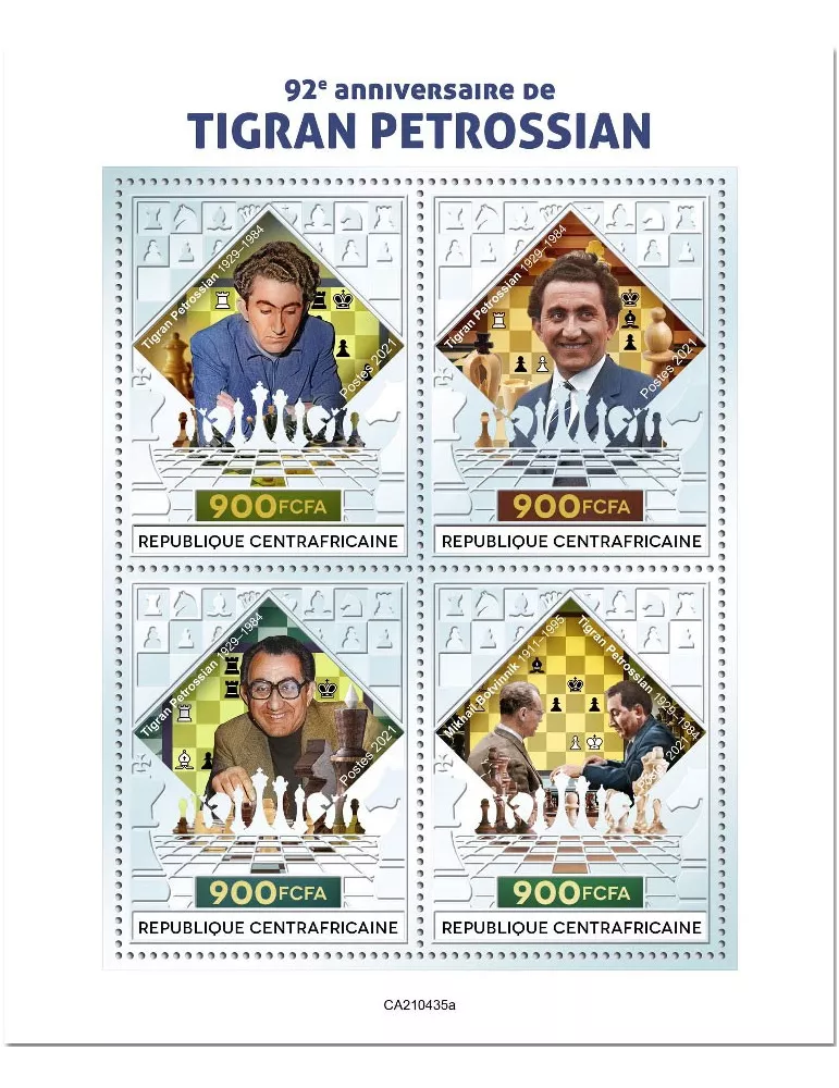 n° 8178/8181  - Timbre CENTRAFRIQUE Poste