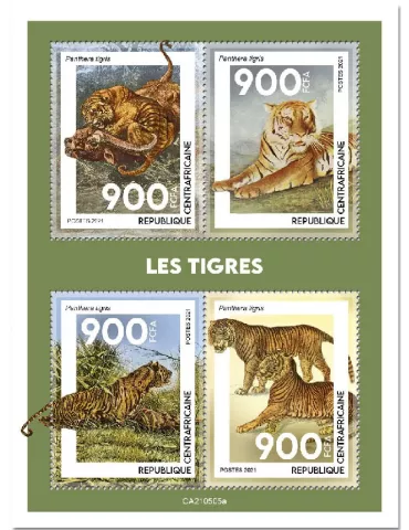 n° 8205/8208  - Timbre CENTRAFRIQUE Poste