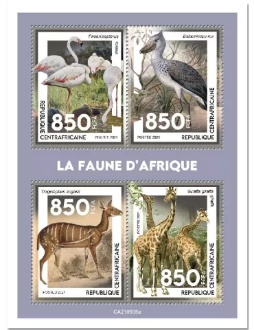 n° 8209/8212  - Timbre CENTRAFRIQUE Poste