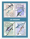 n° 8217/8220  - Timbre CENTRAFRIQUE Poste