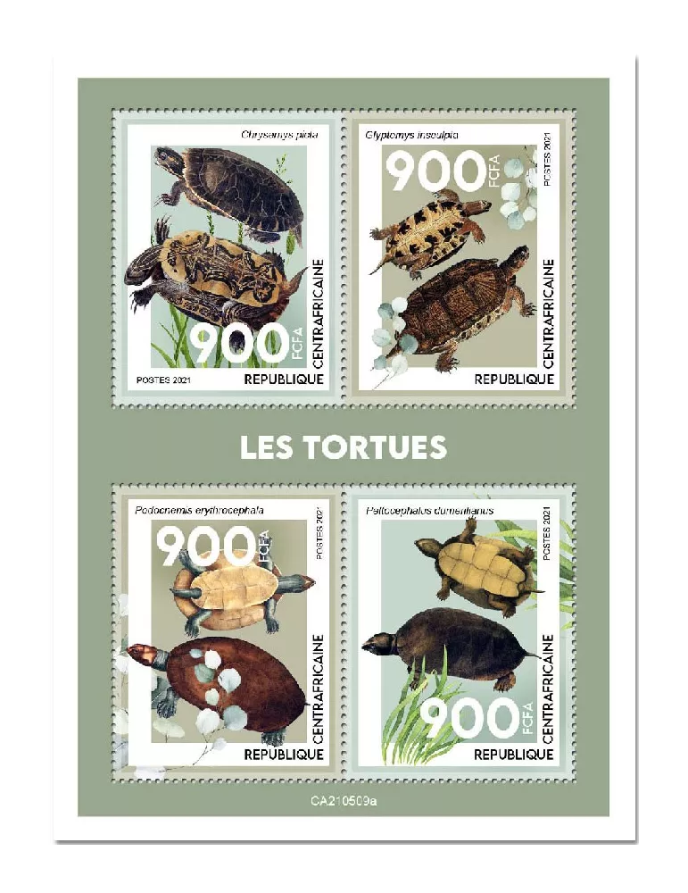n° 8221/8224  - Timbre CENTRAFRIQUE Poste